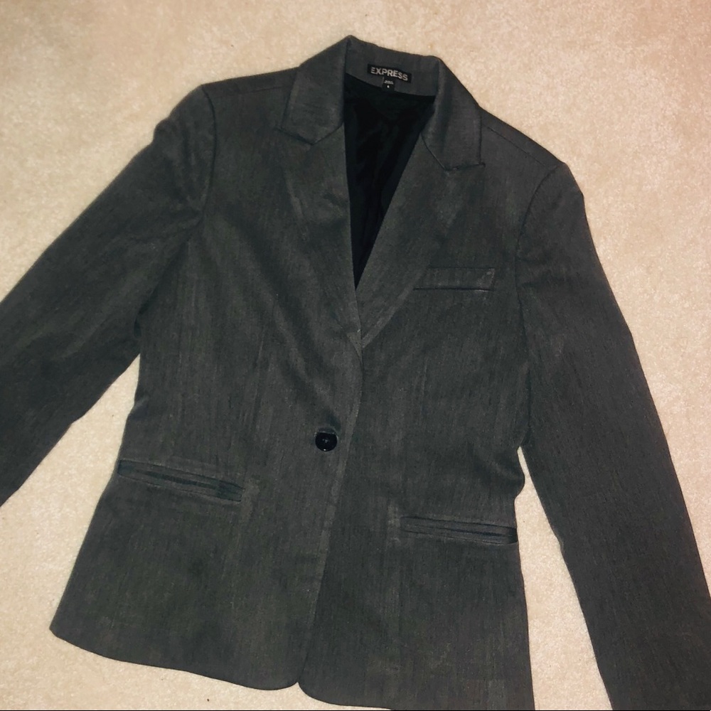 Women’s express gray blazer